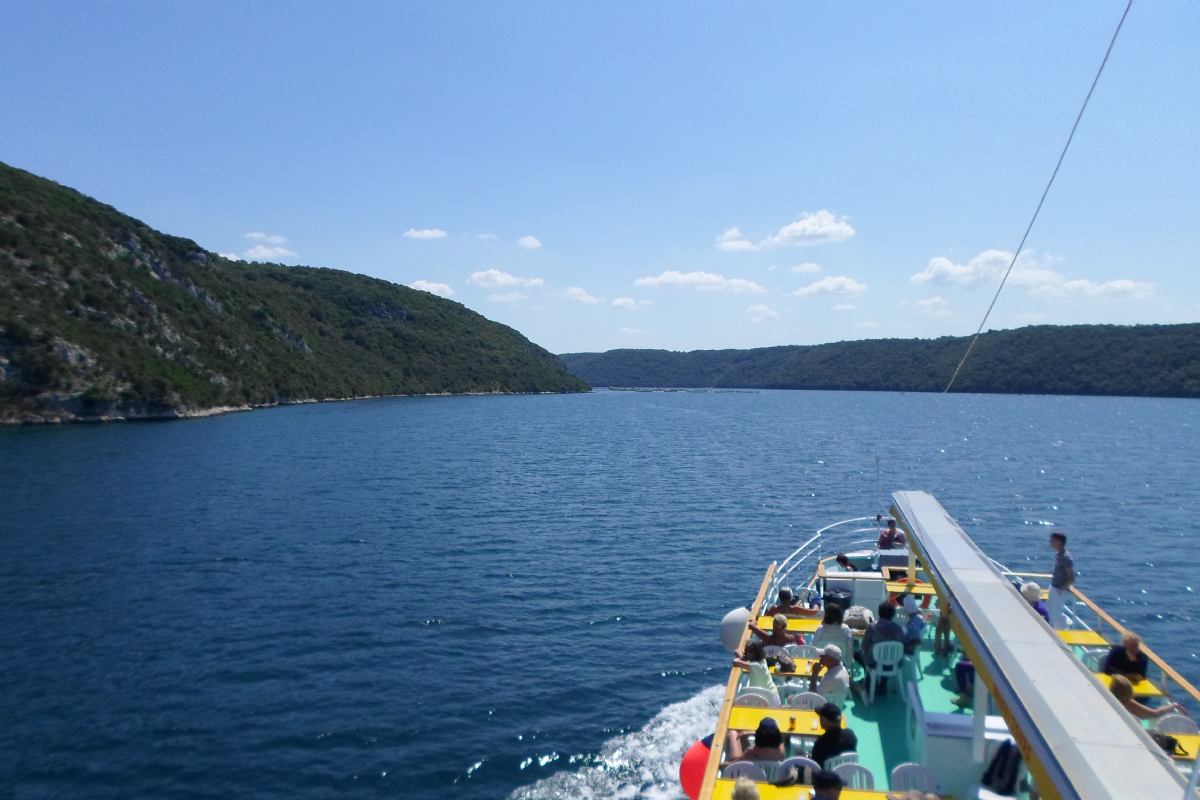 Boat excursion with a fish picnic