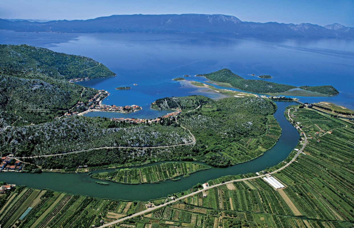 Mandarinenernte im Neretva Delta