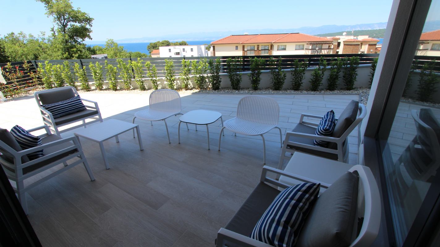 Appartment Jazz 1 with swimmingpool island Krk Malinska