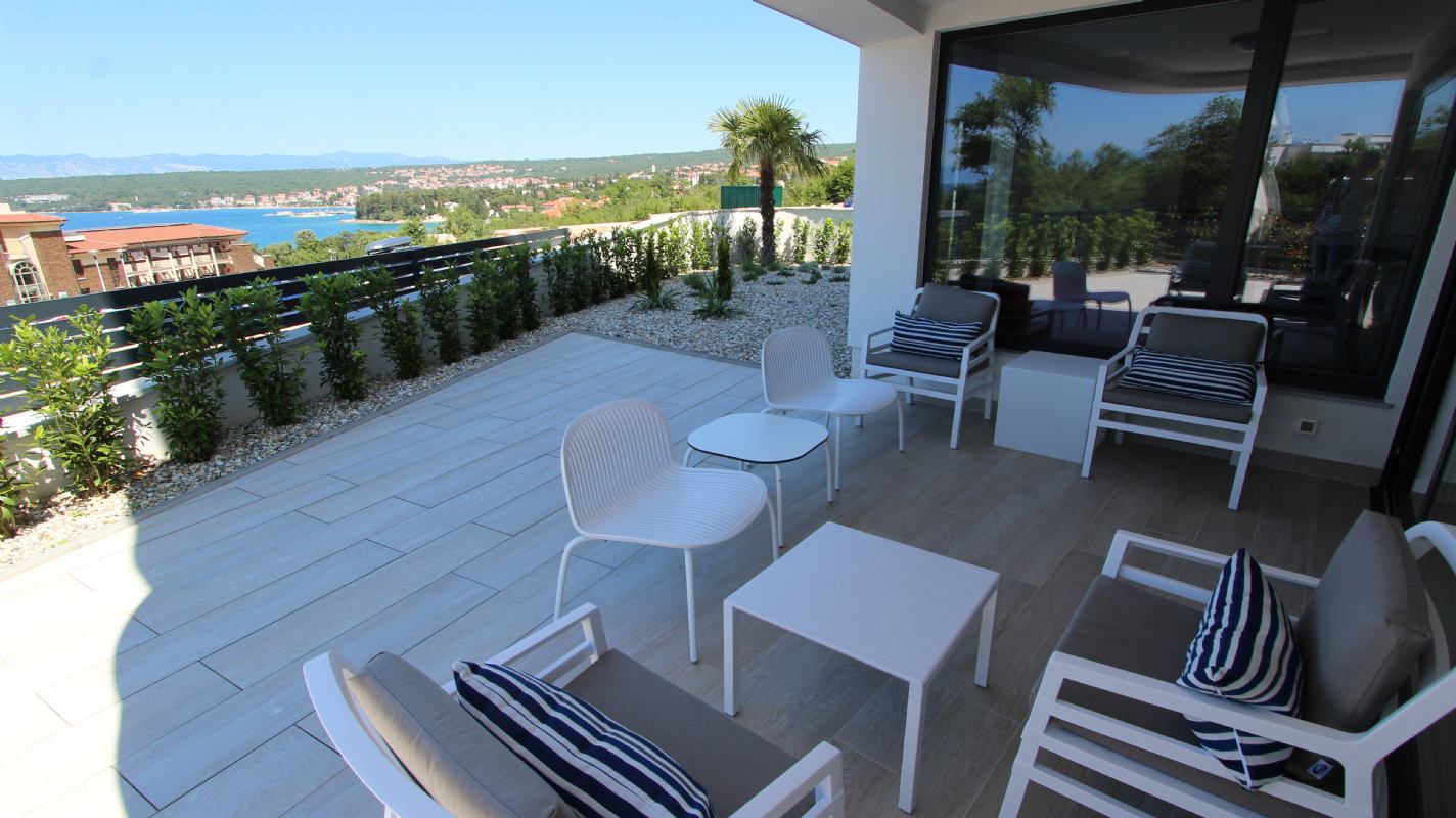 Appartment Jazz 1 with swimmingpool island Krk Malinska
