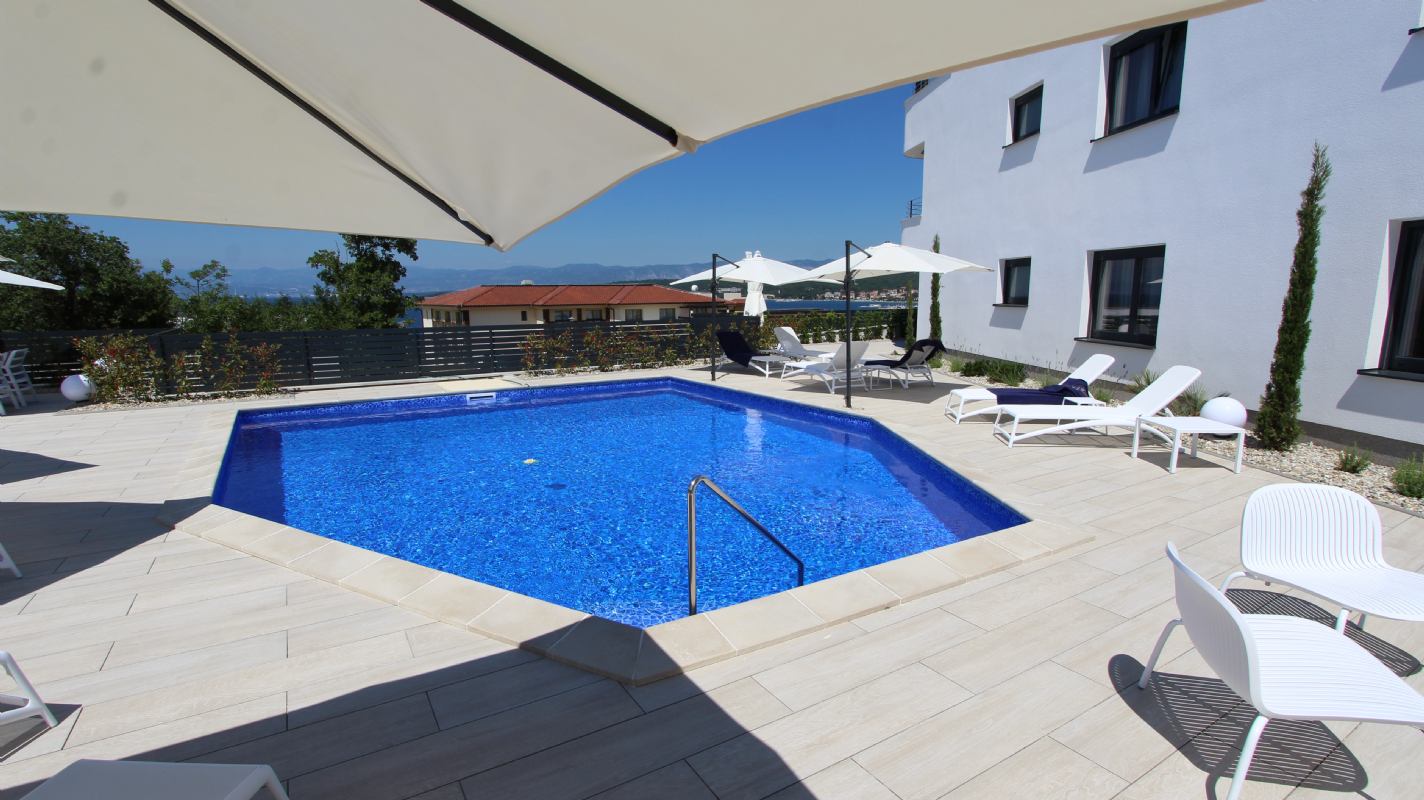 Appartment Jazz 1 with swimmingpool island Krk Malinska