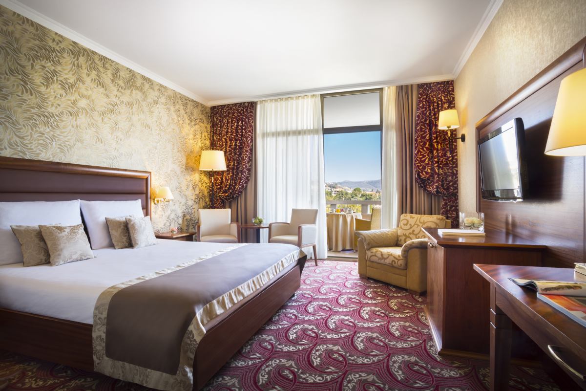 Standard Doppelzimmer mit Balkon, Parkseite