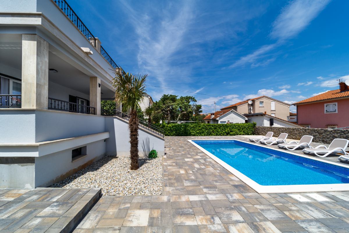 Ferienhaus Villa Christian mit Pool Insel Krk Porat