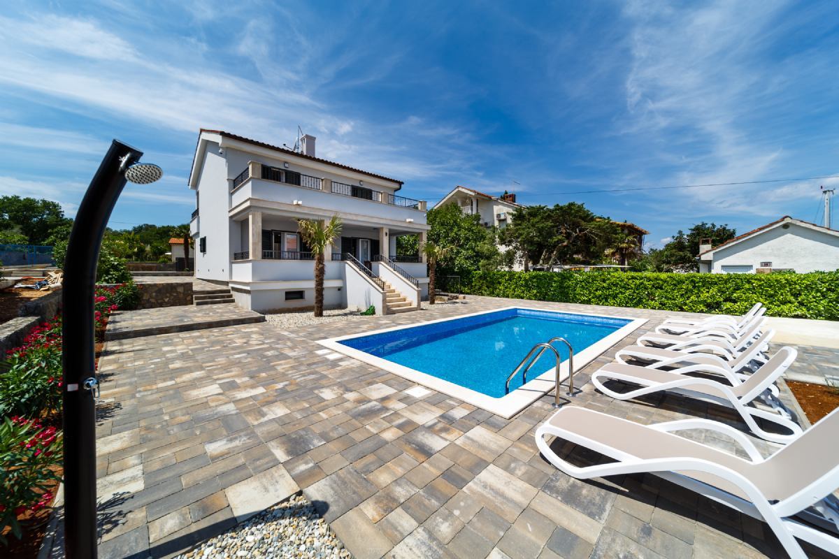 Ferienhaus Villa Christian mit Pool Insel Krk Porat