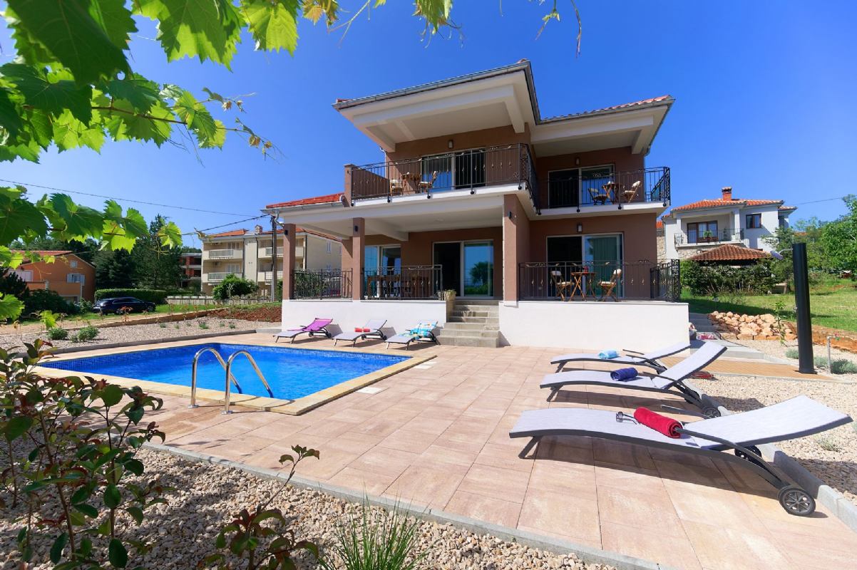 Villa Nerium otok Krk Malinska  Vantačići