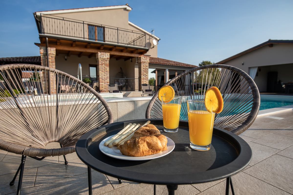 Ferienhaus Villa Mattuzzi mit Pool Istra Loborika